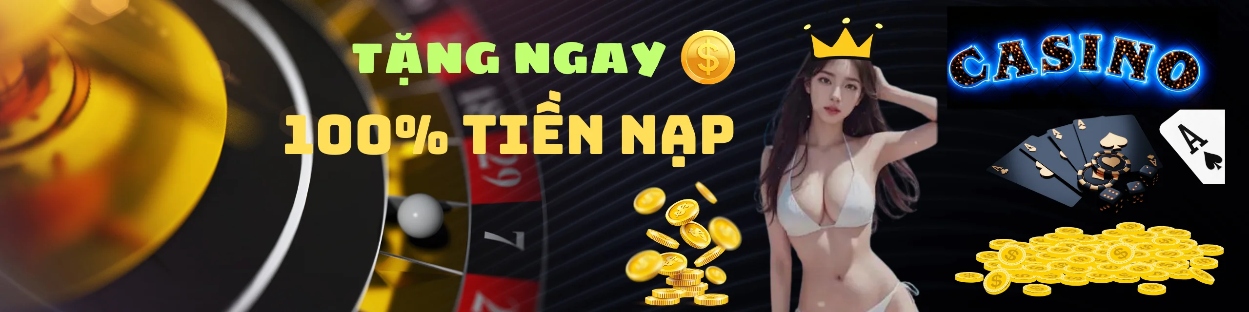 Tặng ngay 100% tiền nạp
